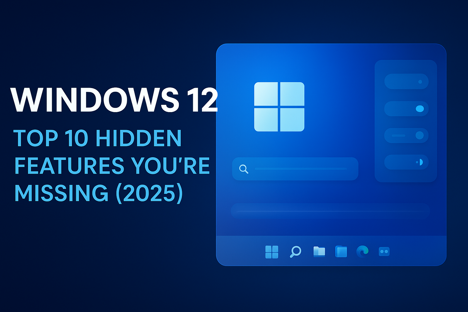 Windows 12 — Top 10 Hidden Features You’re Missing (2025)