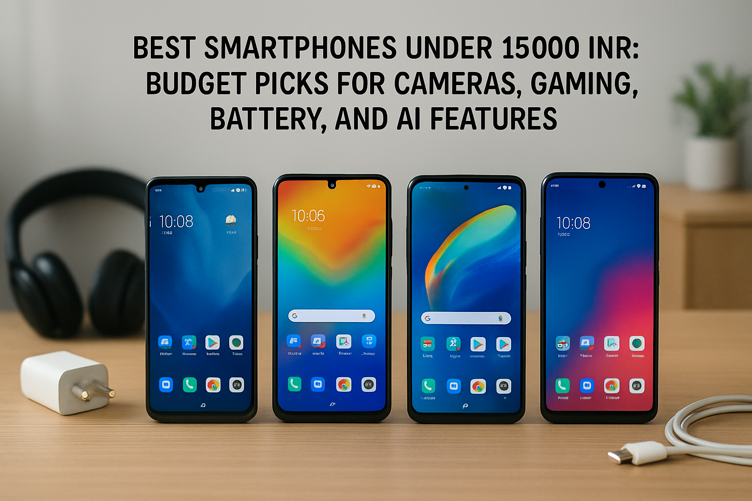Best Smartphones Under 15000 INR: Budget Picks for Cameras, Gaming, Battery, and AI Features