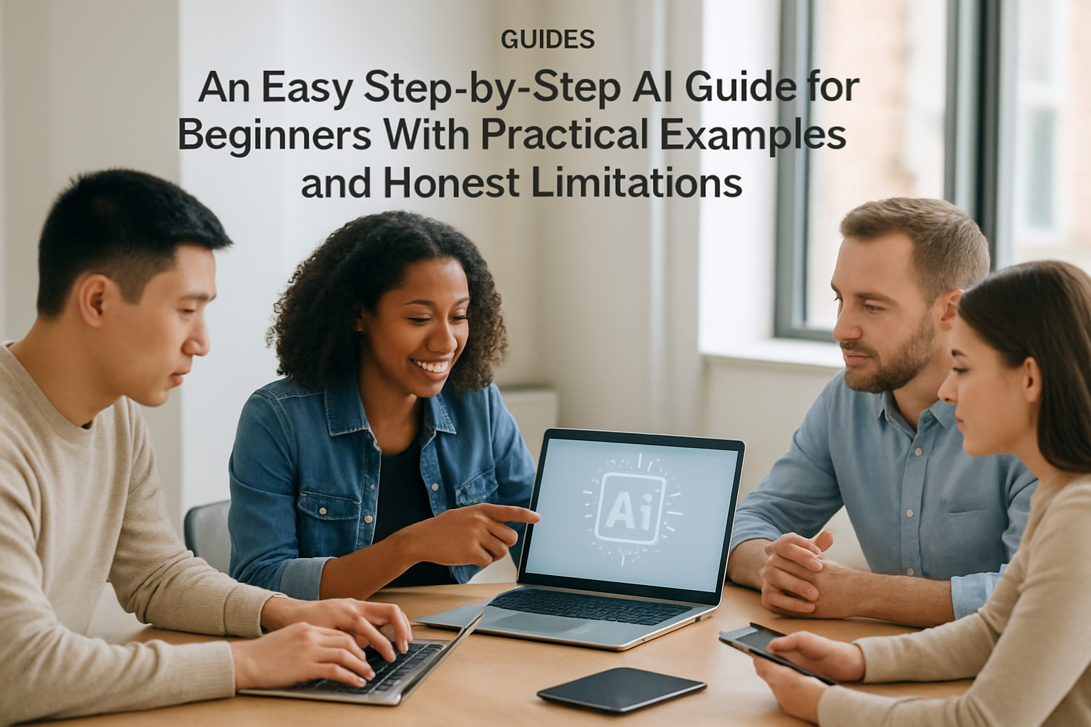 An Easy Step-by-Step AI Guide for Beginners With Practical Examples and Honest Limitations