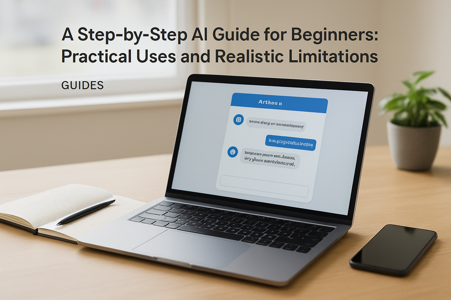 A Step-by-Step AI Guide for Beginners: Practical Uses and Realistic Limitations