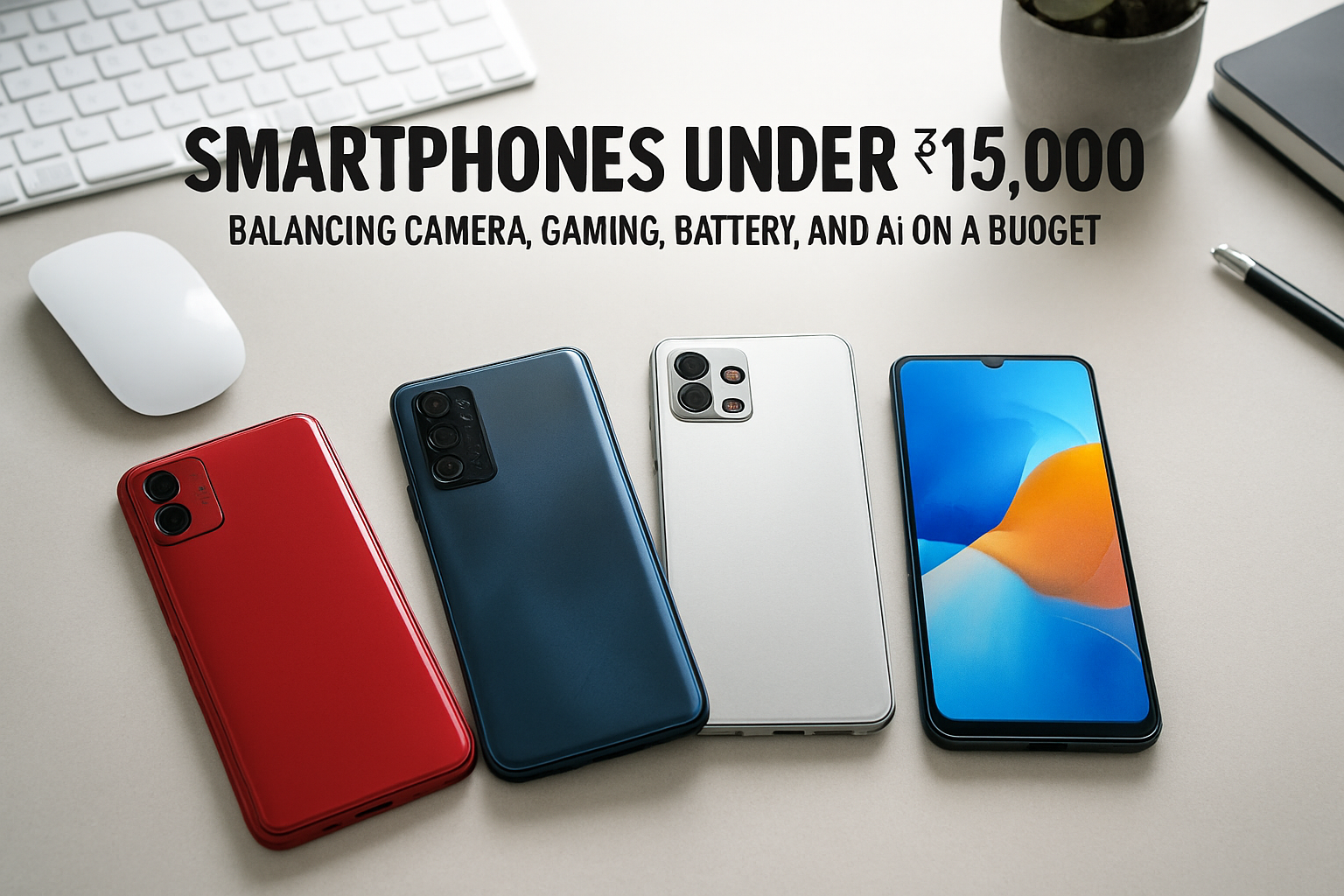 Smartphones Under ₹15,000: Balancing Camera, Gaming, Battery, and AI on a Budget