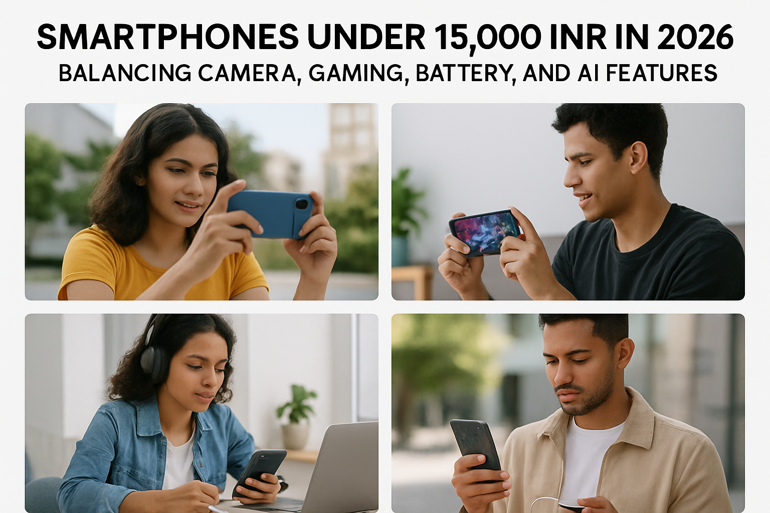 Smartphones Under 15,000 INR in 2026: Balancing Camera, Gaming, Battery, and AI Features