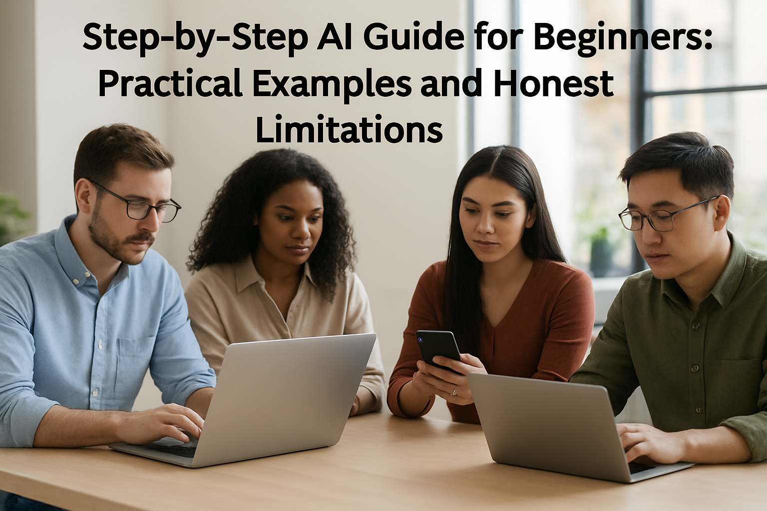 Step-by-Step AI Guide for Beginners: Practical Examples and Honest Limitations