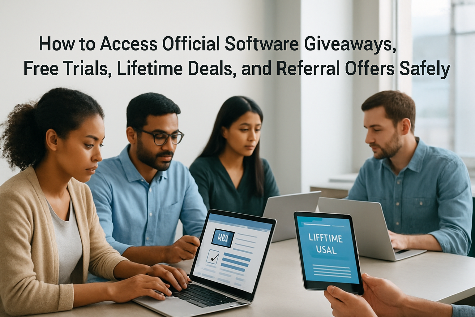 How to Access Official Software Giveaways, Free Trials, Lifetime Deals, and Referral Offers Safely