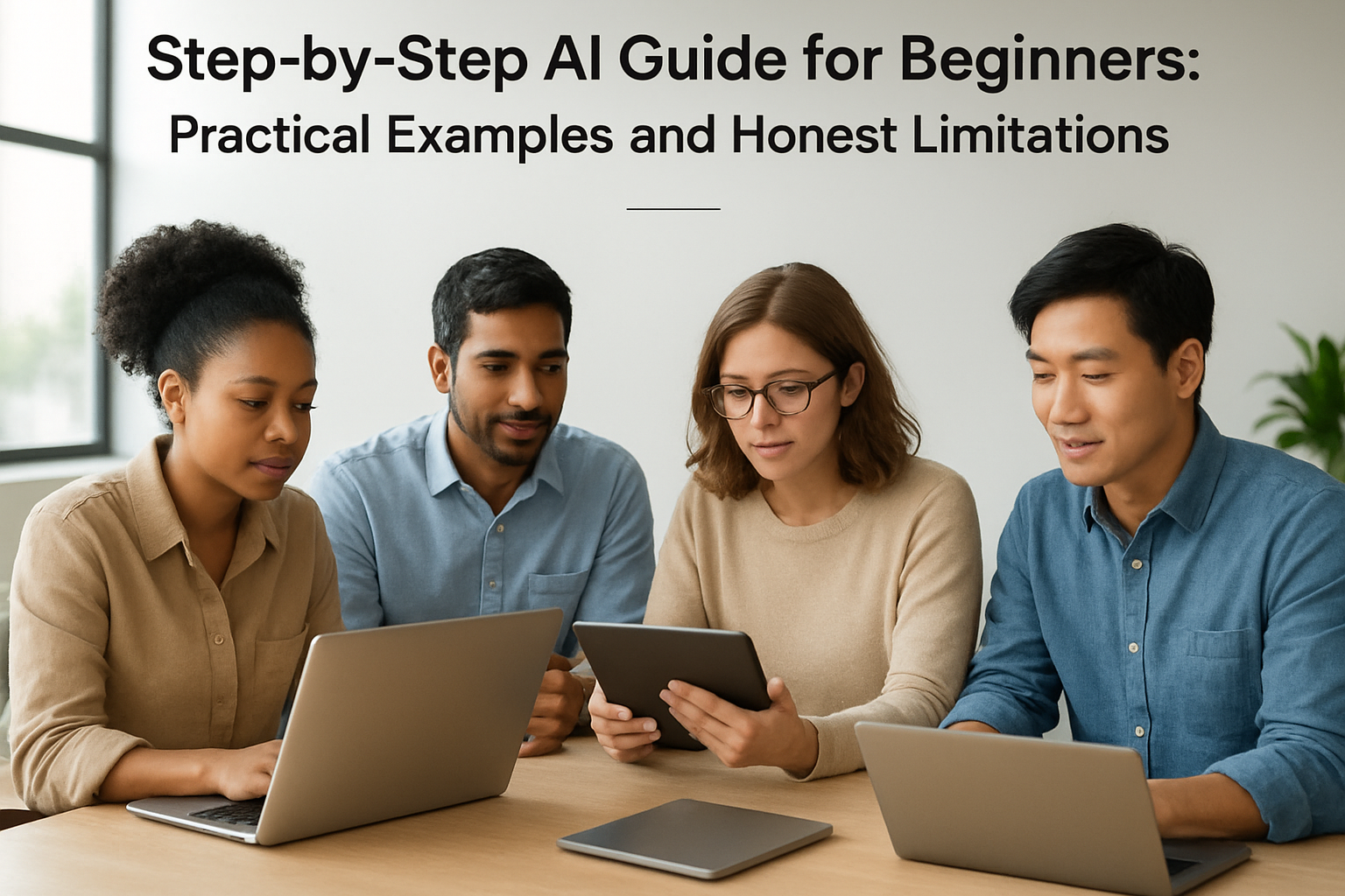 Step-by-Step AI Guide for Beginners: Practical Examples and Honest Limitations