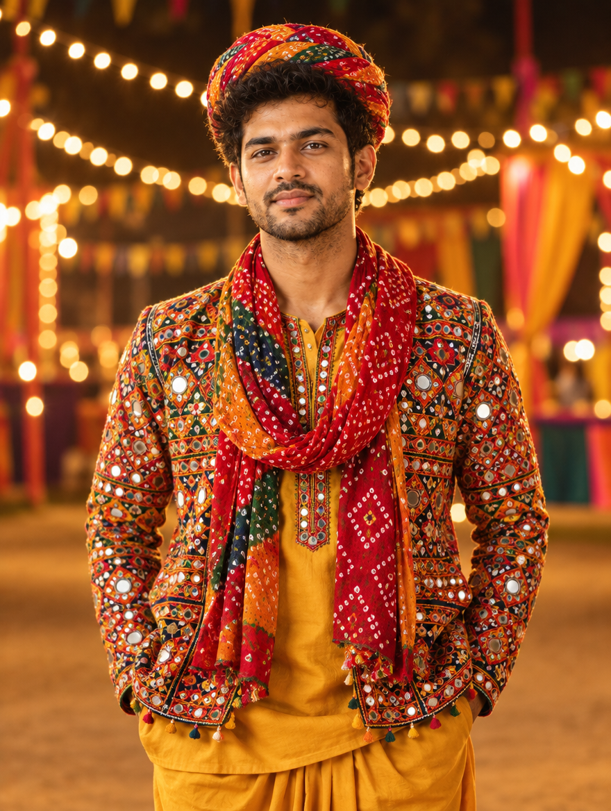 Navratri Garba AI Photo Editing Prompt for Instagram 2026