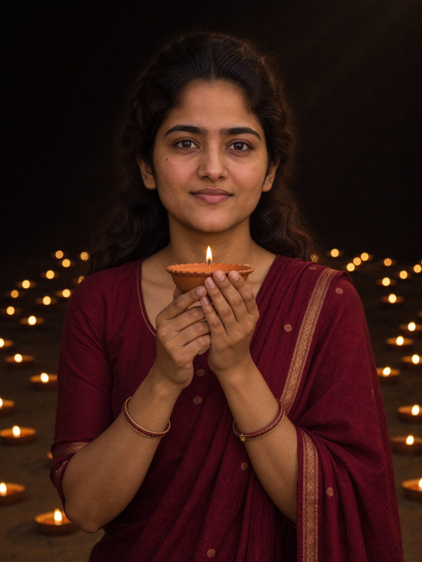 Diwali Diya Portrait AI Photo Prompt for Instagram 2026