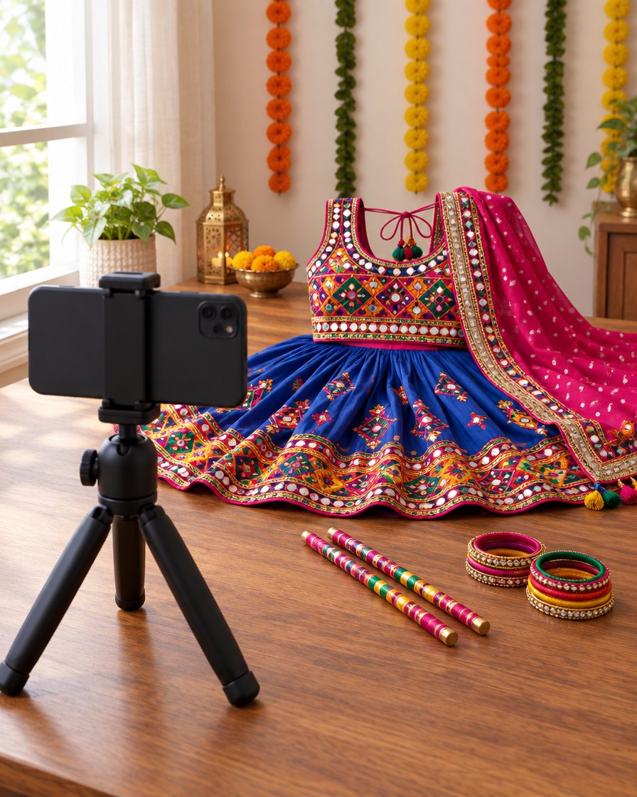 Navratri Reel Ki Shuruaat Kaise Karein: VN Mein 3 Simple Shots
