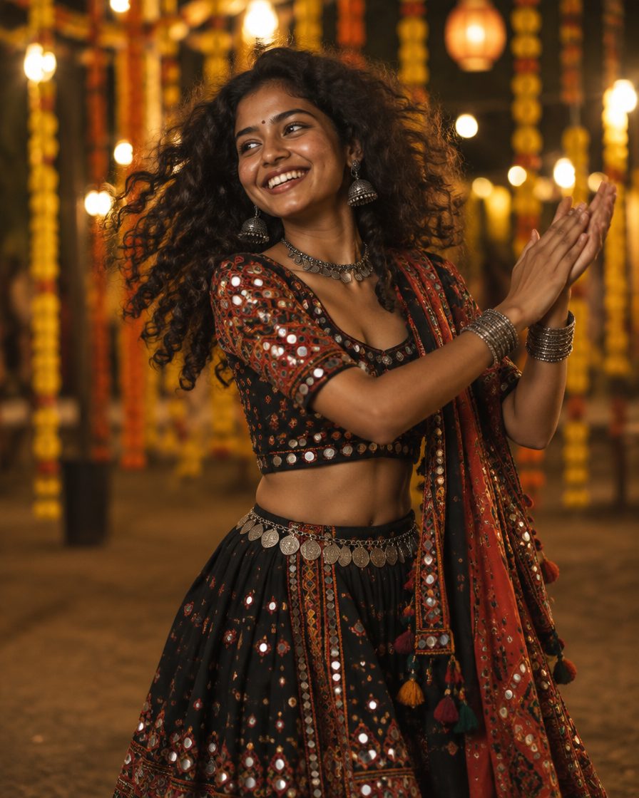 Traditional Navratri Chaniya Choli AI Photo Prompts 2026 (Free Copy Paste)